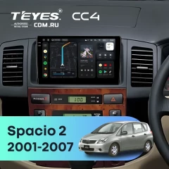 Штатная магнитола Teyes CC4 8/128 Toyota Corolla Spacio 2 (2001-2007)