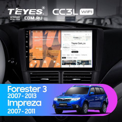 Штатная магнитола Teyes CC3L WiFi 2/32 Subaru Impreza GH GE (2007-2011)