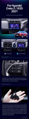 Штатная магнитола Teyes CC3 2K 6/128 Hyundai Creta 2 2021+ (матовая) F1