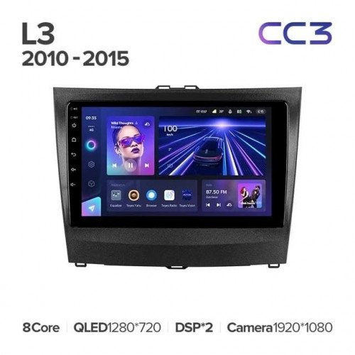 Штатная магнитола Teyes CC3 6/128 BYD L3 (2010-2015)