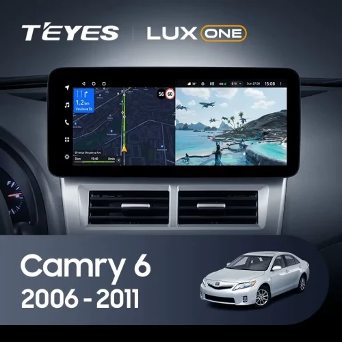 Штатная магнитола Teyes LUX ONE 360 6/128 Toyota Camry 6 XV 40 50 (2006-2011) F2