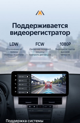 Штатная магнитола Teyes LUX ONE 6/128 Lexus RX300 RX330 RX350 RX400H (2003-2009) Тип-B