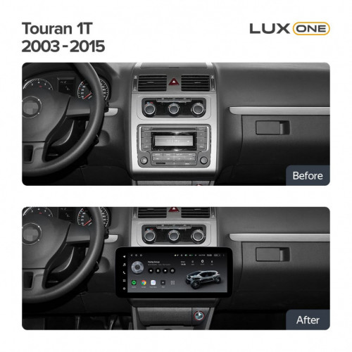 Штатная магнитола Teyes LUX ONE 4/32 Volkswagen Touran (2003-2015)