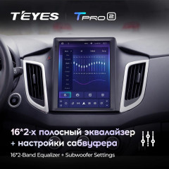 Штатная магнитола Tesla style Teyes TPRO 2 4/64 Hyundai Creta (2015-2019)