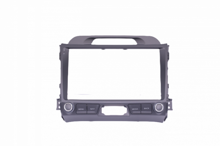 Переходная рамка Kia Sportage 3 (2010-2016) (F2 - с кнопками) (A - нецветной дисплей) (9")