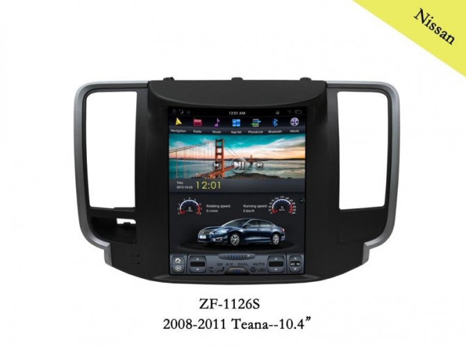 Штатная магнитола Carmedia ZF-1126 Nissan Teana (2008-2013)