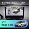 Штатная магнитола Teyes CC4 360 6/64 Peugeot 207 (2006-2015)