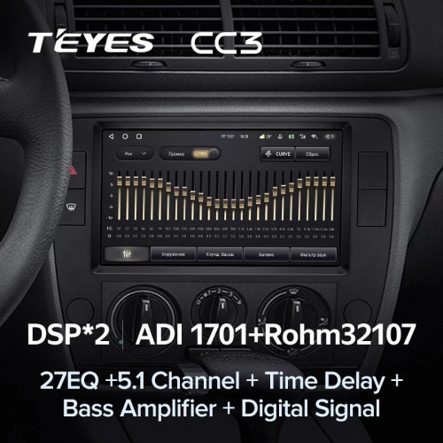Штатная магнитола Teyes CC3 4/32 Volkswagen Passat B5 (2000-2005)
