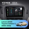 Штатная магнитола Teyes CC4 6/64 Lexus LS430 XF30 (2000-2006) F2