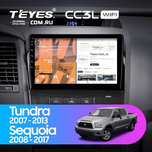 Штатная магнитола Teyes CC3L WiFi 2/32 Toyota Tundra XK50 (2007-2013)