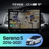 Штатная магнитола Teyes CC4 Pro 12/256 Nissan Serena 5 V C27 (2016-2021) F1 Правый руль (13")