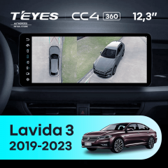 Штатная магнитола Teyes CC4 12.3" 360 6/64 Volkswagen Lavida 3 (2019-2023) F1