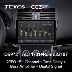 Штатная магнитола Teyes CC3 2K 4/32 Mazda 6 2 GH (2007-2012) (11")