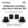 Цифровые камеры кругового обзора Teyes Digital 360° для CC4 PRO (Квадратные)