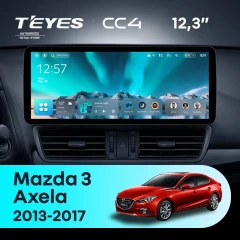 Штатная магнитола Teyes CC4 12.3" 6/64 Mazda 3 BM (2013-2017) Тип-A