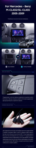 Штатная магнитола Teyes CC3 4/64 Mercedes-Benz GL-Class X164 (2005-2009) F2