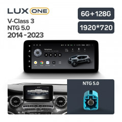Штатная магнитола Teyes LUX ONE 6/128 Mercedes-Benz V-Class 3 W447 (NTG 5.0) (2014-2023)