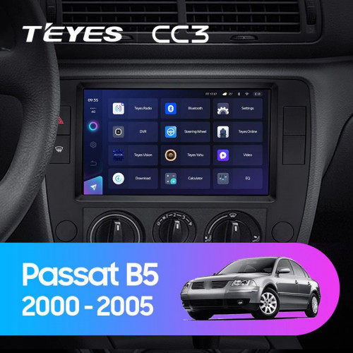 Штатная магнитола Teyes CC3 4/64 Volkswagen Passat B5 (2000-2005)