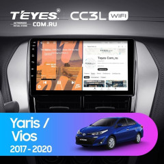 Штатная магнитола Teyes CC3L WiFi 2/32 Toyota Yaris (2017-2020) F1