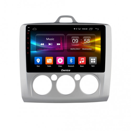 Штатная магнитола Carmedia OL-9201-M-Q Ford Focus 2 2004-2011 с Кондиционером