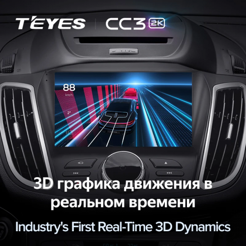 Штатная магнитола Teyes CC3 2K 4/32 Ford Escape 3 (2012-2019) Тип-B