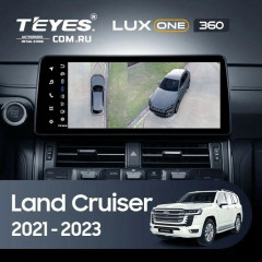 Штатная магнитола Teyes LUX ONE 360 6/128 Toyota Land Cruiser J300 300 (2021-2023) F1 Тип-A