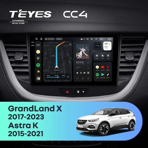 Штатная магнитола Teyes CC4 6/64 Opel Astra K (2015-2021)