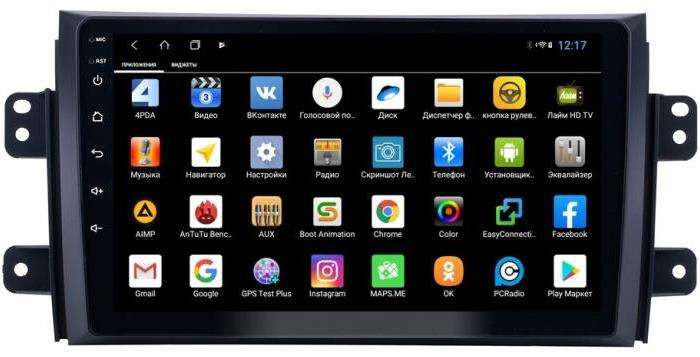 Штатная магнитола Parafar PF124XHD Suzuki SX-4 (2006-2015)