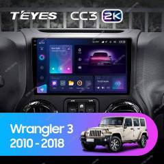 Штатная магнитола Teyes CC3 2K 4/32 Jeep Wrangler 3 JK (2010-2017) L15