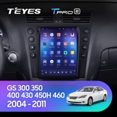 Штатная магнитола Tesla style Teyes TPRO 2 6/128 Lexus GS300 S190 GS350 GS400 GS430 GS450h GS460 GS 300 III 3 350 400 430 450h 460 (2004-2011)