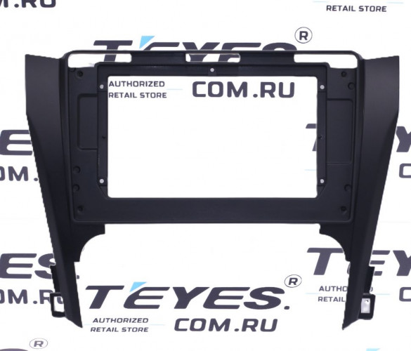 Переходная рамка Toyota Camry 7 XV 50 (2011-2014) (чёрная) (B - есть штатная камера) (10")