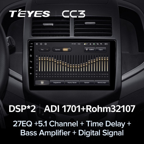 Штатная магнитола Teyes CC3 4/32 Chevrolet Aveo 2 (2011-2015)