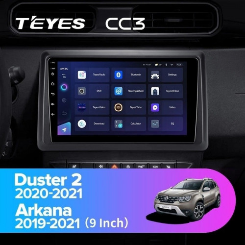 Штатная магнитола Teyes CC3 4/64 Renault Duster HM 2 (2020-2021) F2