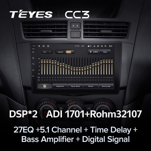 Штатная магнитола Teyes CC3 4/32 Mazda BT-50 (2011-2020) F1