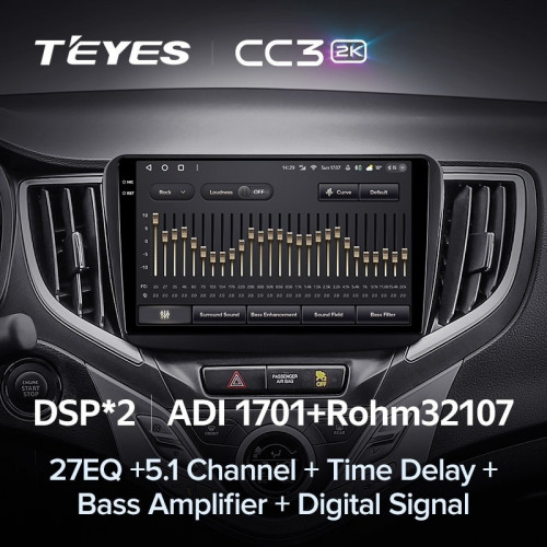 Штатная магнитола Teyes CC3 2K 360 6/128 Suzuki Baleno 2 (2015-2022)