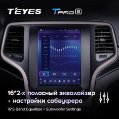 Штатная магнитола Tesla style Teyes TPRO 2 4/32 Jeep Grand Cherokee WK2 (2013-2020)