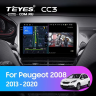Штатная магнитола Teyes CC3 4/64 Peugeot 208 (2013-2020)