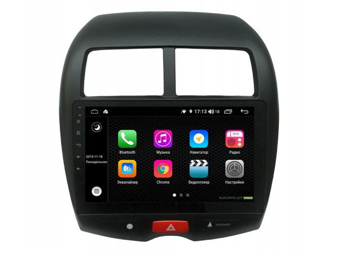 Штатная магнитола NaviPilot DROID9L 4G Mitsubishi ASX (2010+)