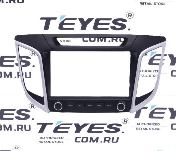 Переходная рамка Hyundai Creta 1 (2015-2019) (с кнопками) (без штатной камеры) (8 pin) (9")