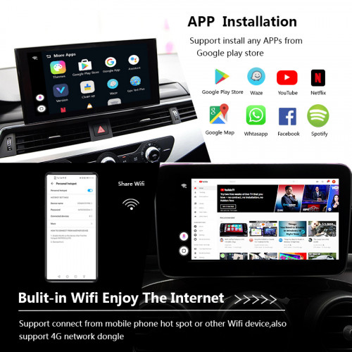 Мультимедийный блок Carmedia AS-CP14 BMW 2020+ C Интерфейсом Carplay