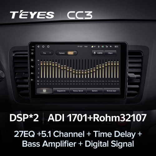 Штатная магнитола Teyes CC3 4/32 Subaru Outback 3 (2003-2009)