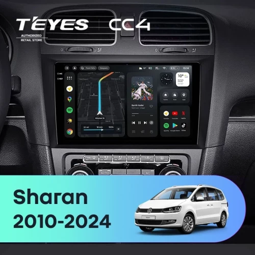 Штатная магнитола Teyes CC4 6/64 Volkswagen Sharan (2010-2024)