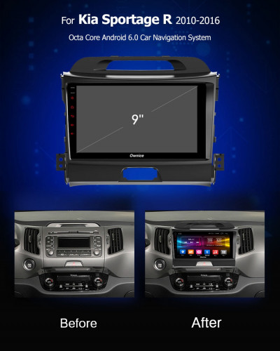 Штатная магнитола Carmedia OL-9735-Q Kia Sportage 2010-2016