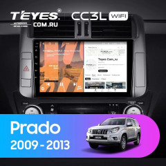 Штатная магнитола Teyes CC3L WiFi 2/32 Toyota Land Cruiser Prado 150 (2009-2013) F1 Тип-C