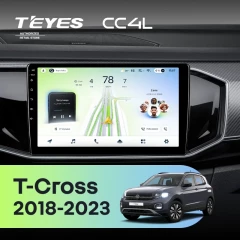 Штатная магнитола Teyes CC4L 6/64 с DTS Volkswagen T-Cross (2018-2023)