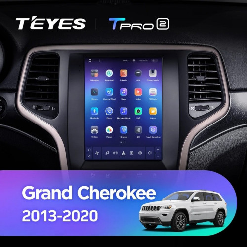 Штатная магнитола Tesla style Teyes TPRO 2 4/64 Jeep Grand Cherokee WK2 (2013-2020)