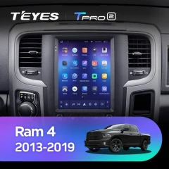 Штатная магнитола Tesla style Teyes TPRO 2 6/128 Dodge Ram 4 IV DJ DS (2013-2019) Тип-B