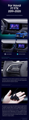 Штатная магнитола Teyes CC3 2K 6/128 Haval F7 F7X (2019-2022)