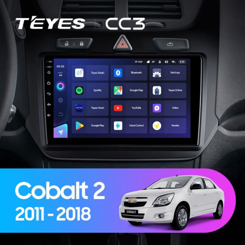 Штатная магнитола Teyes CC3 4/32 Chevrolet Cobalt 2 (2011-2018)
