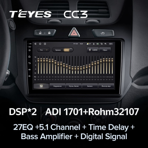Штатная магнитола Teyes CC3 4/32 Chevrolet Cobalt 2 (2011-2018)